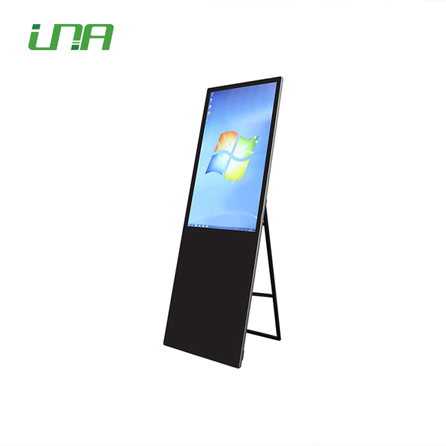 用于促销的 LCD 数字立式海报屏幕亭