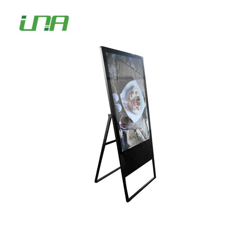 用于促销的 LCD 数字立式海报屏幕亭